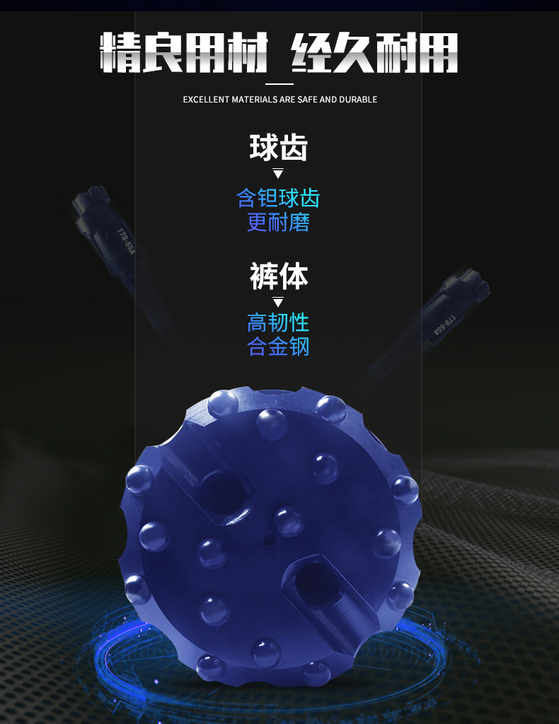 米數(shù)多潛孔鉆頭 提供高中低風(fēng)壓潛孔鉆頭 潛孔沖擊器 等優(yōu)質(zhì)采掘鉆具